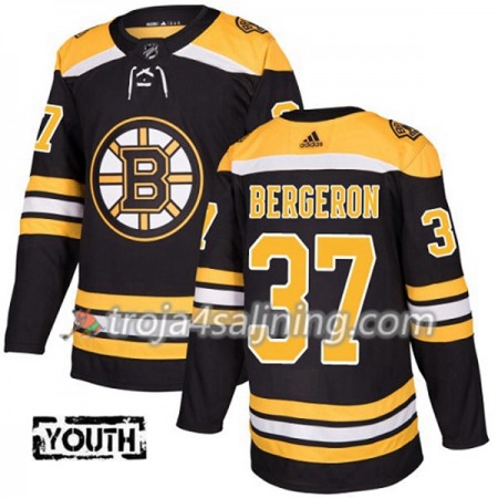 Boston Bruins tröja Patrice Bergeron 37 Adidas 2017-2018 Svart Authentic - NHL Tröjor Barn
